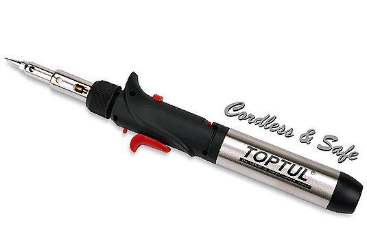 Паяльник газовий 150W з комплектом насадок 8од. EGAE0801 TOPTUL