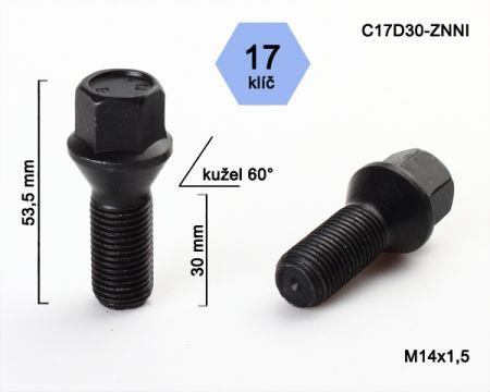 K.csavar - 5db - M14x1,5x30 - Kúp