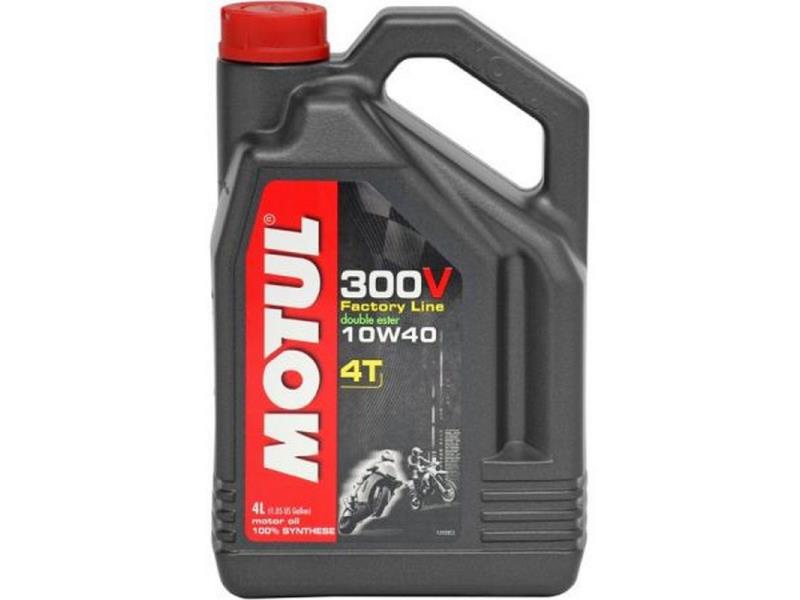 MOTUL 300V 10W-40 4L ;Br. kisker egységár: 10 360 Ft/l