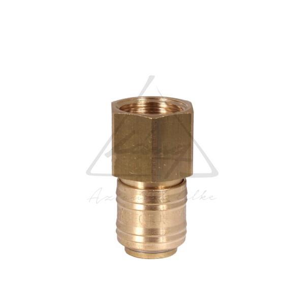 Leveg?s csatlakozó - gyorscsatlakozó anya - RÉZ - 1/2" BM Rectus