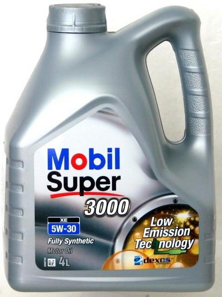 Mobil Super 3000 XE 5W30 5L (VW 505.01, Dexos2, MB229.52, C3) ;Br. kisker egységár: 6 409 Ft/l