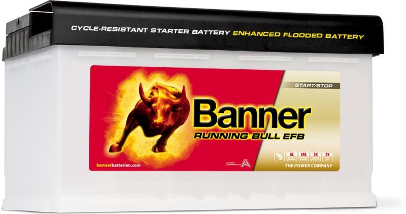 Banner akku Running Bull EFB 12V 80Ah 780A J+ 315x175x190 B13
