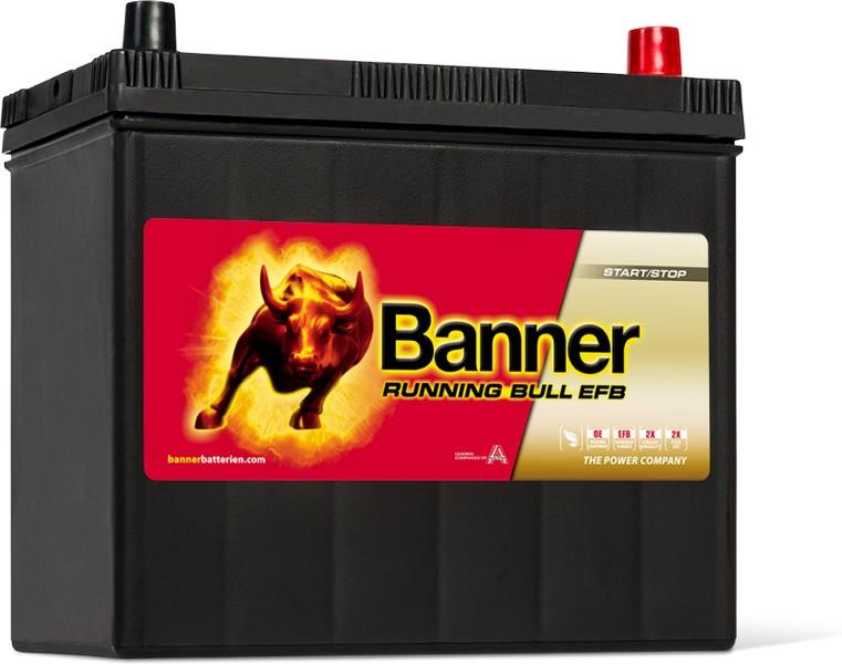 Banner akku Running Bull EFB 12V 55Ah 460A J+ 238x129x203 B00
