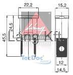 BIZTOSÍTÉK JAPÁN CSAV. ÁLLÓ 100A