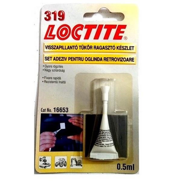 Loctite 319, 5 ml + 10 háló, Ragasztó szett, visszapillantó tükör talphoz ;Br. kisker egységár: 3 058 160 Ft/l