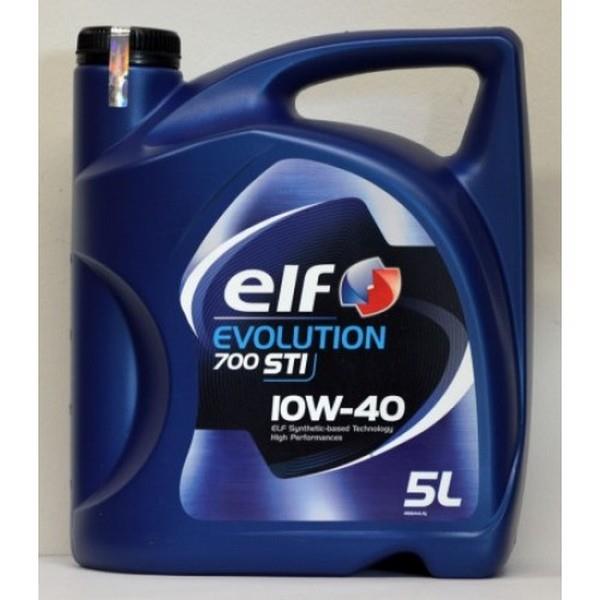 ELF EVOL 700 STI 10W40 5 LITER ;Br. kisker egységár: 3 674 Ft/l