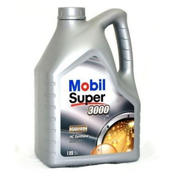 MOBIL SUPER 3000 X1 5W-40 5L ;Br. kisker egységár: 5 931 Ft/l