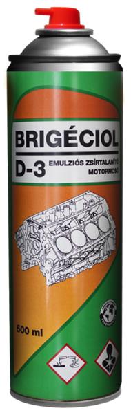 Brigéciol D-3 Emulziós Zsírtalanító Motormosó spray 500ml