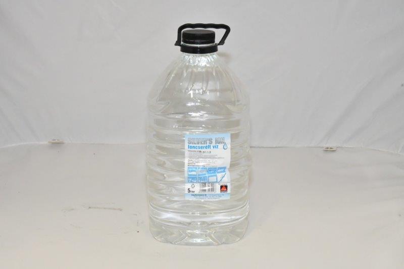 Ioncserélt víz 5 literes ;Br. kisker egységár: 133 Ft/l