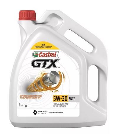 Castrol GTX 5W-30 RN17 5L ;Br. kisker egységár: 5 528 Ft/l