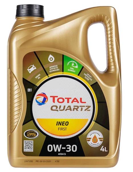 TOTAL QUARTZ INEO FIRST 0W30 4 Liter ;Br. kisker egységár: 5 810 Ft/l