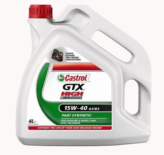 Castrol GTX 15W-40 A3/B3 4L ;Br. kisker egységár: 4 462 Ft/l