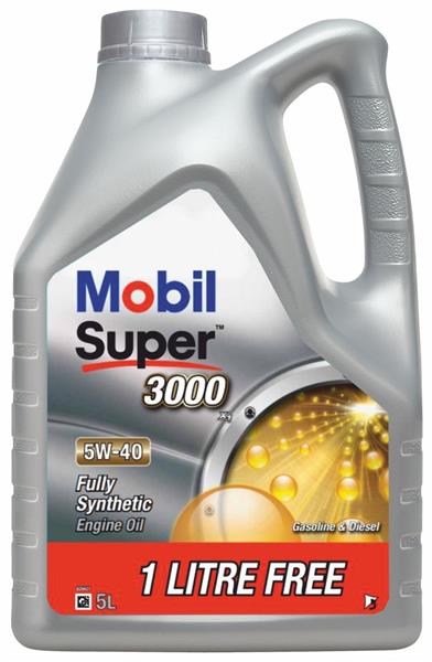 MOBIL SUPER 3000 X1 5W-40 4+1L ;Br. kisker egységár: 4 107 Ft/l