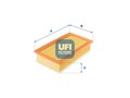 Фільтр повітряний PEUGEOT 3008 II ДЖІП (MC_, MR_, MJ_, M4_) 2.0 BLUEHDI 136 2016.05 UFI (30.717.00) UFI фото 3
