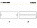 Вкладиші колінчастого валу (STD) MERCEDES ACTROS MP4 / MP5, ANTOS, AROCS, TRAVEGO (O 580), SETRA 400, 500 471.943-OM471.937 07.11- фото 4