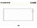 Шатунний підшипник (STD) AGRIFULL 140, 140 DT, FIAT 100-90, 100-90 DT, 110-90 DT, 115-90, 115-90 DT, 130-90, 130-90 DT, 140-90, 140-90 DT, 65-66, 65-66 DT, 65-66S, 65-88, 65-88 DT, 65-90, 65-90 DT фото 3