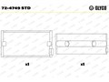 Вкладиші колінчастого валу (STD) MAN FOC, HOCL, LION S INTERCITY, LION´S CITY, LION´S CLASSIC, NL, NM, SL II, SÜ, TGL I, TGL II, TGM I, TGM II, NEOPLAN AIRLINER D0826LOH10-D0836LUH50 05.00- фото 3