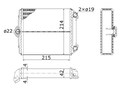 MERCEDES W124 9/84-9/95 Радіатор пічки C/ T/ W 124 -AUT 4/90- [OE. 002.835.3401 / 5201]