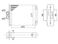 OPEL VECTRA 10/95-3/02 Радіатор пічки +AC [OE. 1618049 - 90512200]