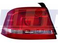 VW PASSAT 11/10 - лівий задній зовнішній, - патрон SED [прозрач/червоний]