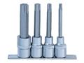Набір головок TORX 1/2" Т40-Т70 100мм комплектація: Т40,Т45,Т55,Т70.