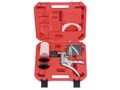 Вакуумний тестер для перевірки герметичності Набір для перевірки на герметичність (вакуумний) Включає: Вакуумний ручний Насос Чашка для зберігання Робоча кришка Обкладинка кольорова документація 4 x 1/2" гнучкі трубки 1 x 5/32" гнучкий Трубка Адаптер гальмівного вихлопу Гумова присоска Упаковка: міцний футляр для перенесення