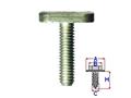 Болт бампера (комплект 10 шт) розмір:A = 19,6 mm/C = 5,8 mm/H = 21,8 mm