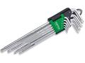 Набір Г-обр. ключів TORX T10-T50 9ед. супердл. з отвором