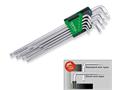 Набір Г-подібний ключів TORX T10-T50 9 од. подовжених