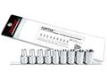Набір головок TORX 1/2" E10-E24 9ед.(зірка Давида)